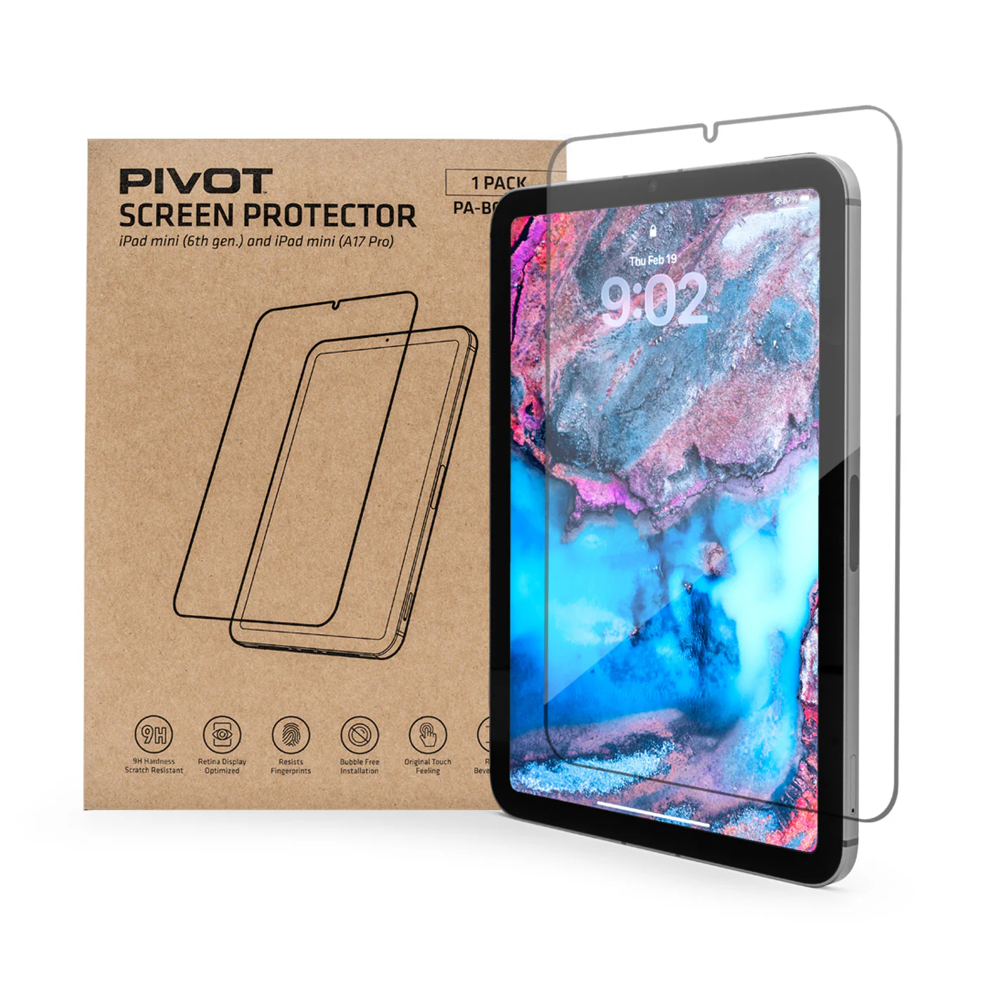 Anti-Glare Screen Protector - iPad mini (4th-5th gen.) - Bundle